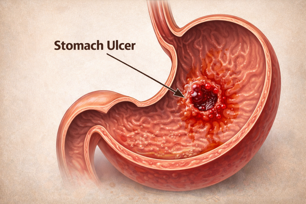 SIGN AND SYMPTOMS OF ULCER